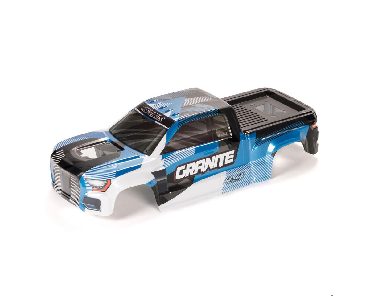 Arrma Granite 223S Clipless Painted & Decaled Trimmed Body (Blue)