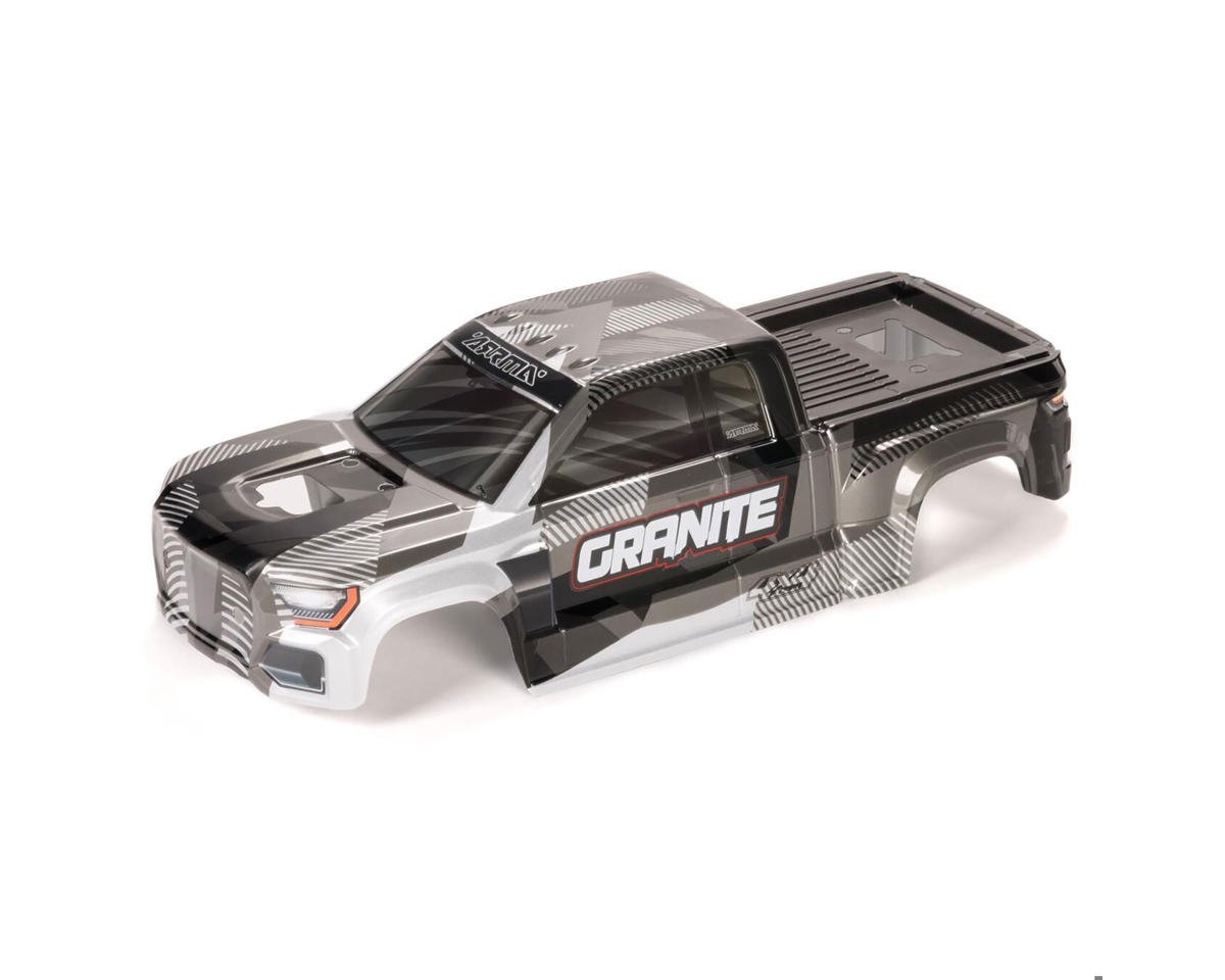 Arrma Granite 223S Clipless Painted & Decaled Trimmed Body (Gun Metal)