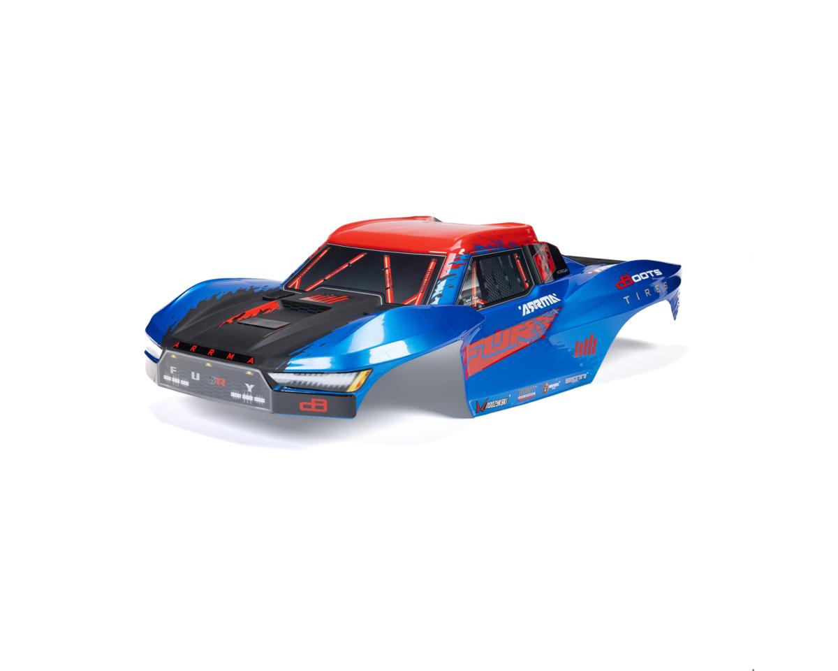 Arrma 1/10 Fury Painted & Decaled Trimmed Body Set (Blue)