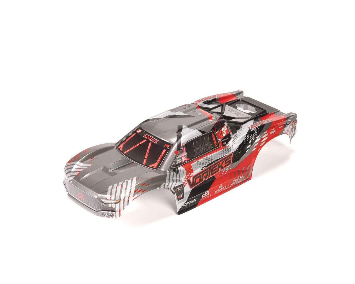 Arrma VORTEKS Clipless Painted Decaled Body (Red)
