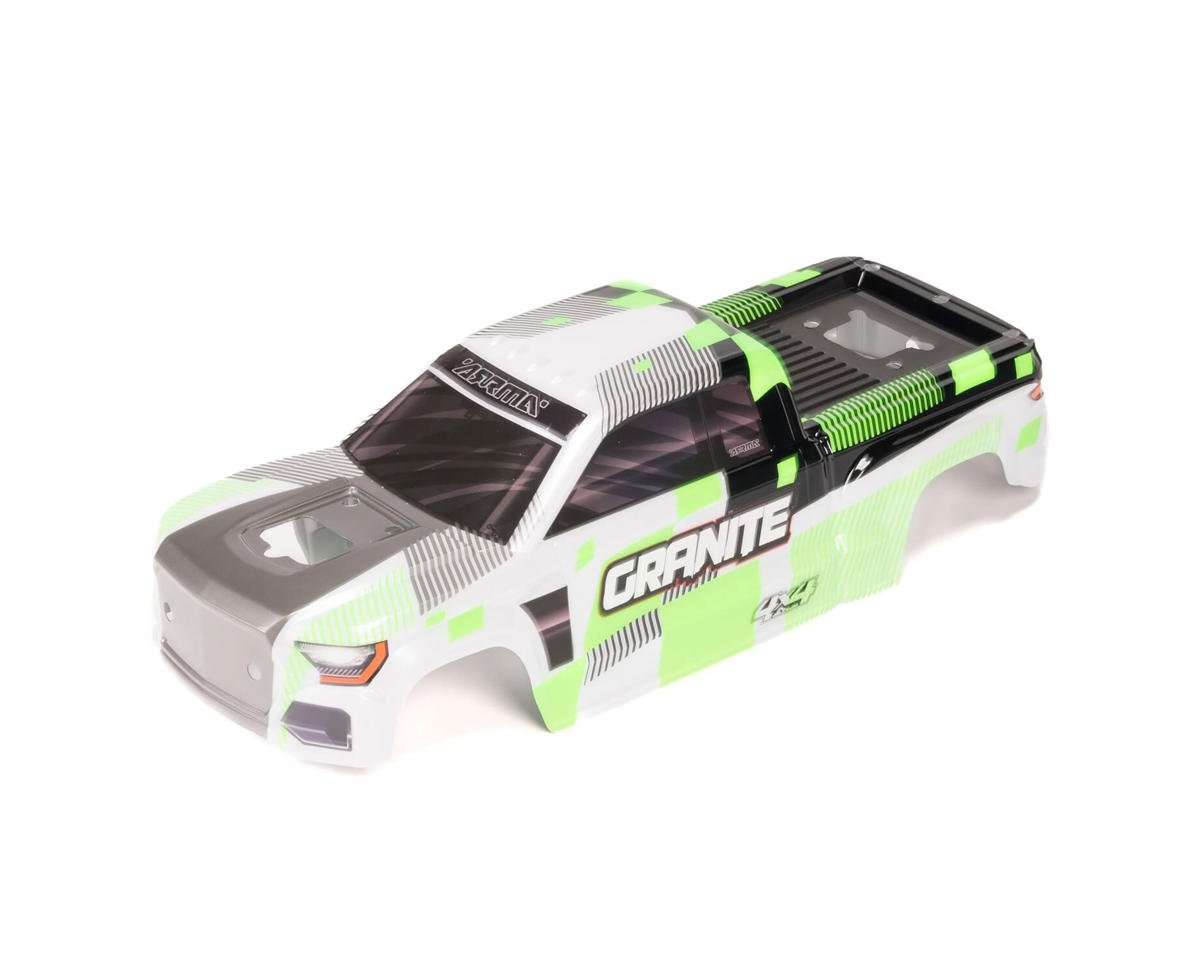 Arrma 1/10 Granite 223S Clipless Painted & Decaled Body (Green)
