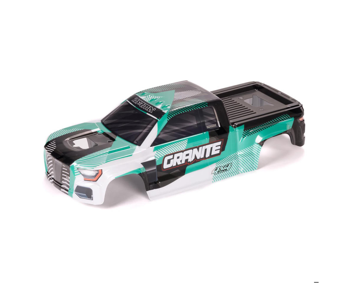 Arrma 1/10 Granite 223S Clipless Painted & Decaled Body (Green/Black)