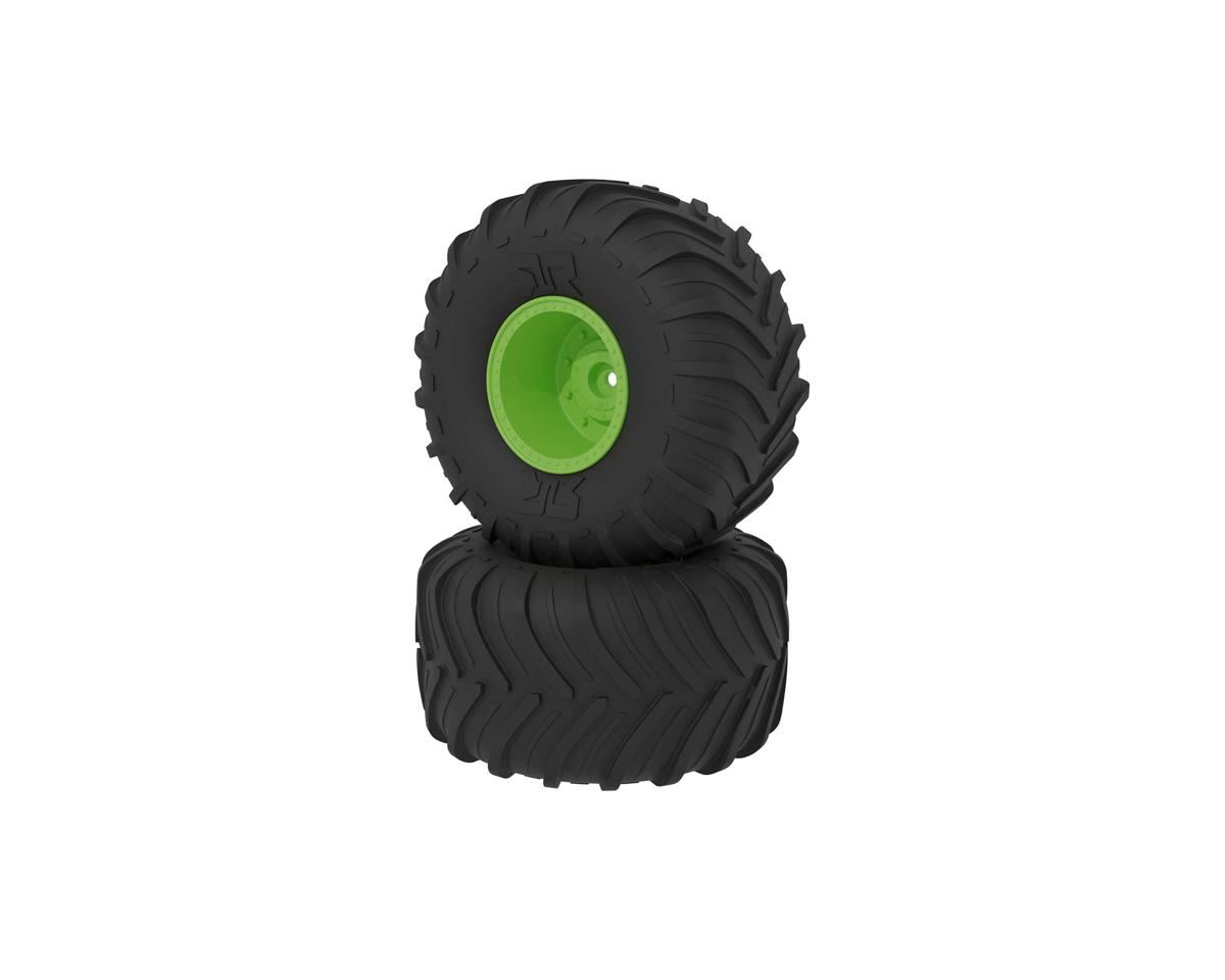 Arrma dBoots Chevron MT Tire Set Glued - Green