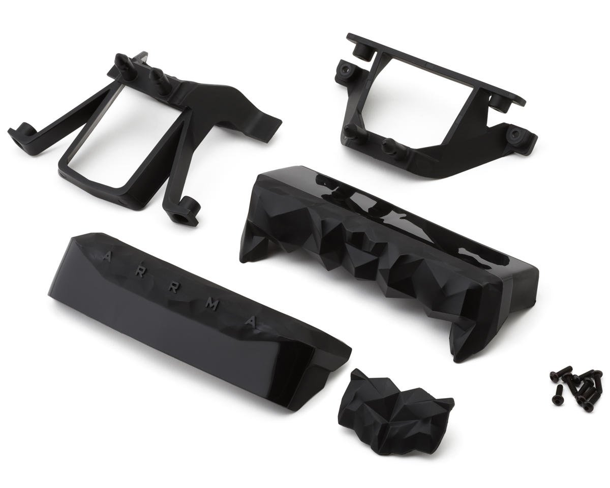 Arrma Quake Body Protector Skids Set (Black)