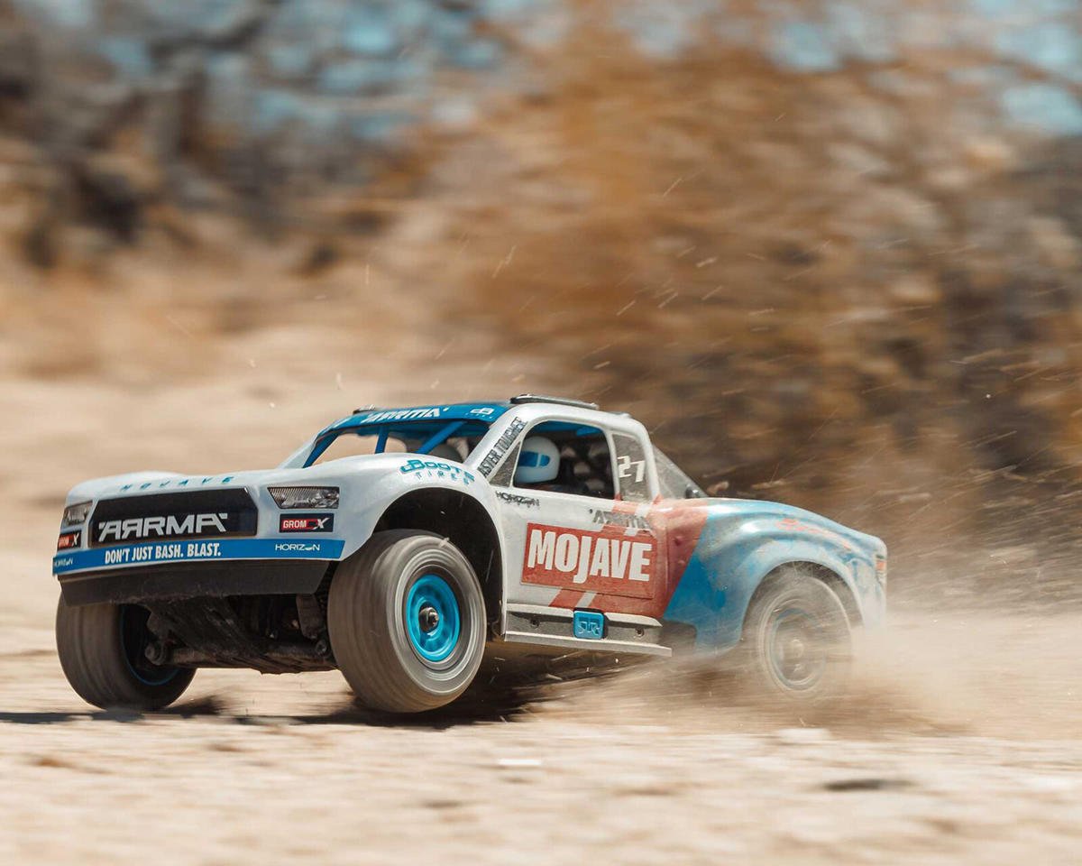 Arrma Mojave Grom 223S BLX 1/16 Brushless RTR 4WD Desert Truck (White) w/SLT2 2.4GHz Radio, DSC, Battery & Charger