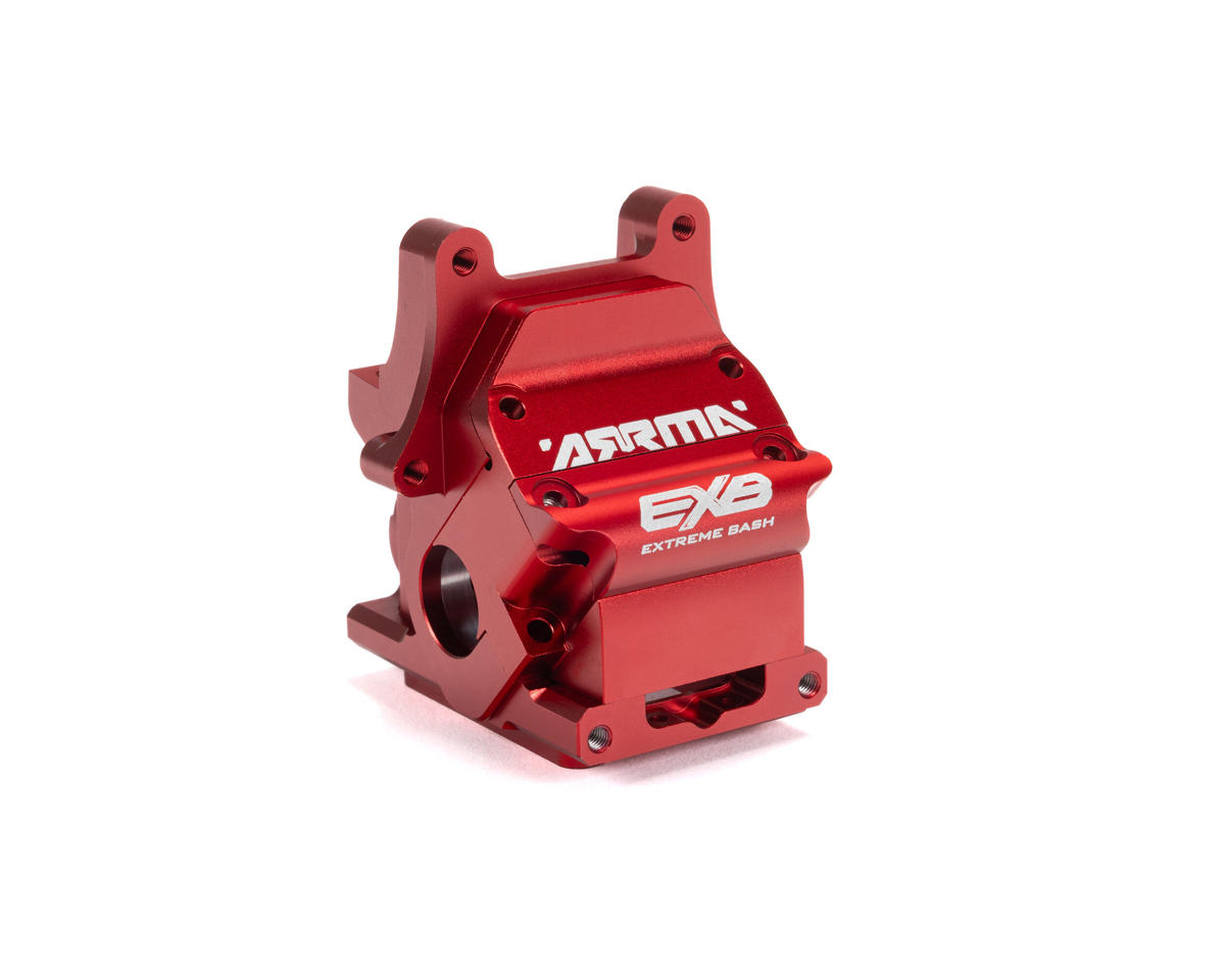 Arrma Kraton 6S EXB Aluminum Gearbox Set (Red)