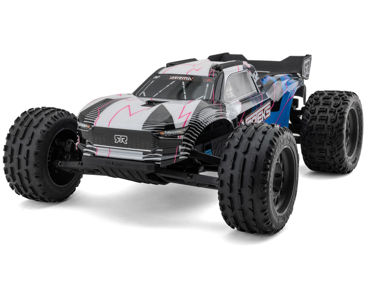 Arrma Vorteks 2WD MEGA 550 RTR Brushed 1/10 Off-Road Stadium Truck (Blue) w/SLT2 2.4GHz Radio