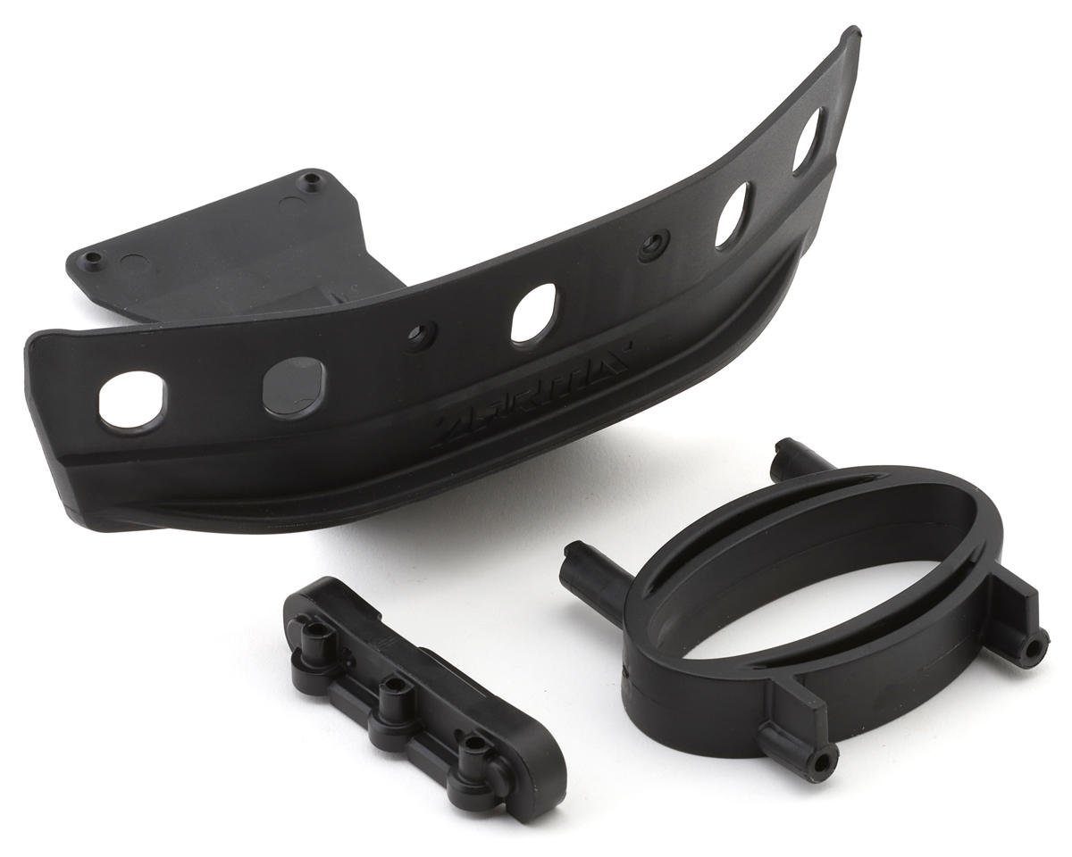 Arrma Big Rock 6S BLX Front Skid, Skid Mount & Bumper Loop