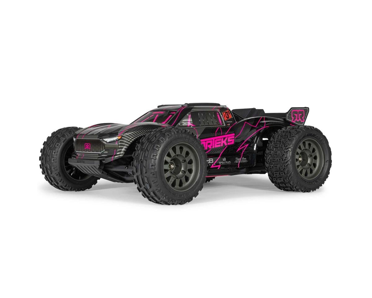 Arrma Vorteks 223S 1/10 BLX Brushless RTR 2WD Stadium Truck (Pink) w/SLT2 2.4GHz Radio & DSC