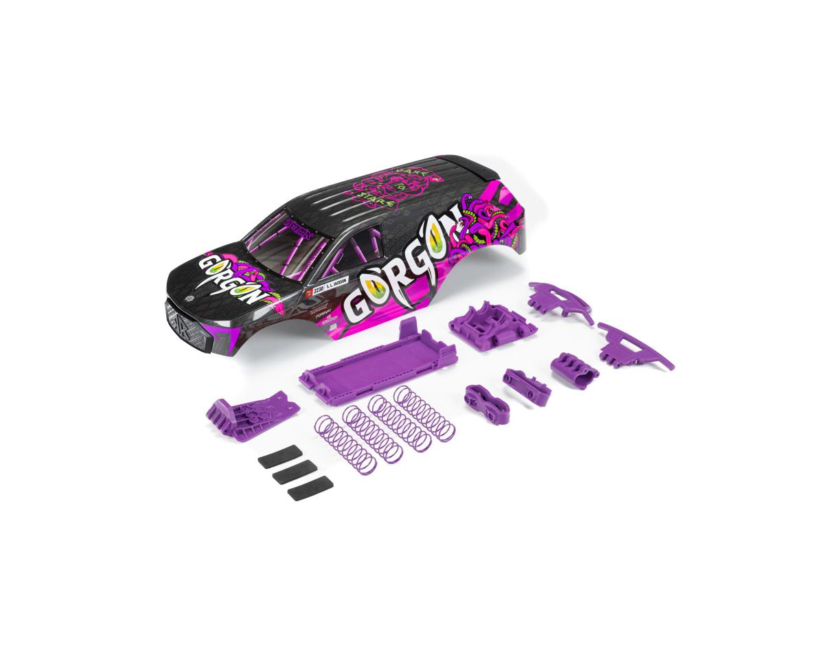 Arrma GORGON Painted Decaled Trimmed Body Set (Purple)
