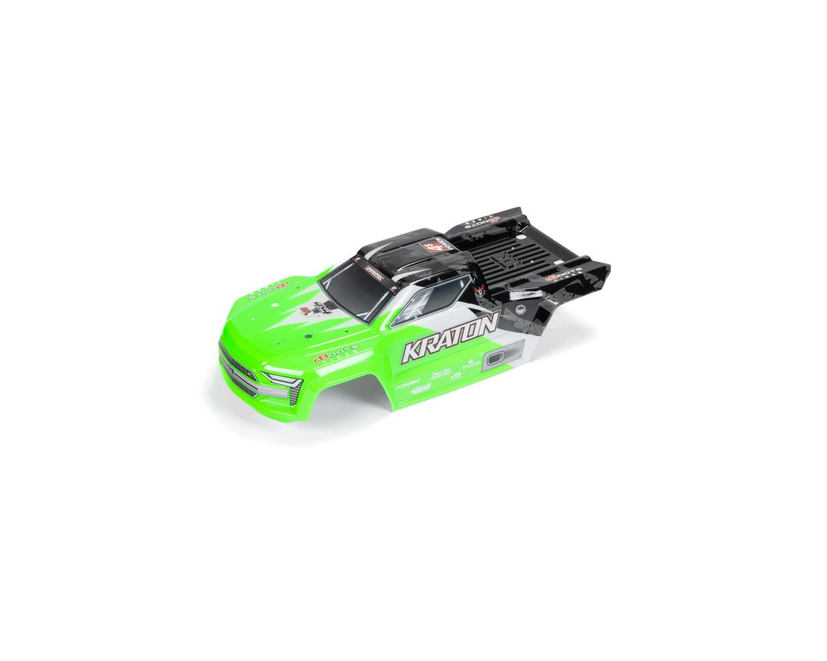 Arrma Kraton 4x4 BLX Painted Decaled Trimmed Body (Green/Black)