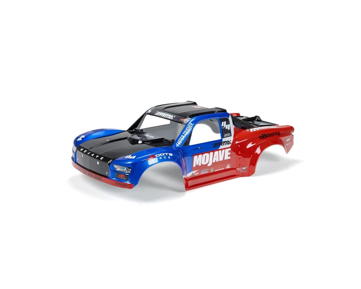 Arrma MOJAVE 4S Painted Decalled Trimmed Body Blue/Red