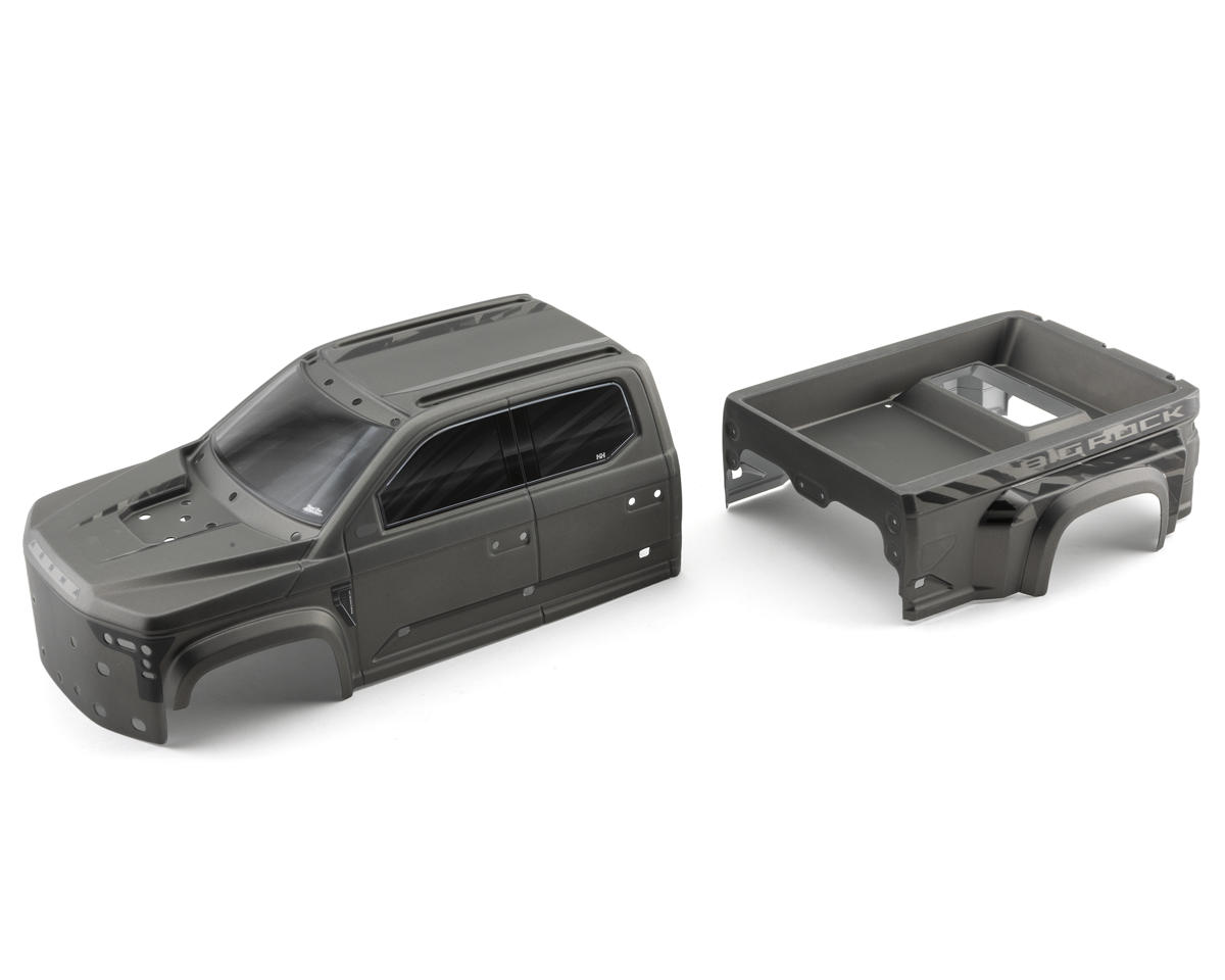 Arrma Big Rock 6S BLX Painted Decaled Trimmed Body (Gunmetal)