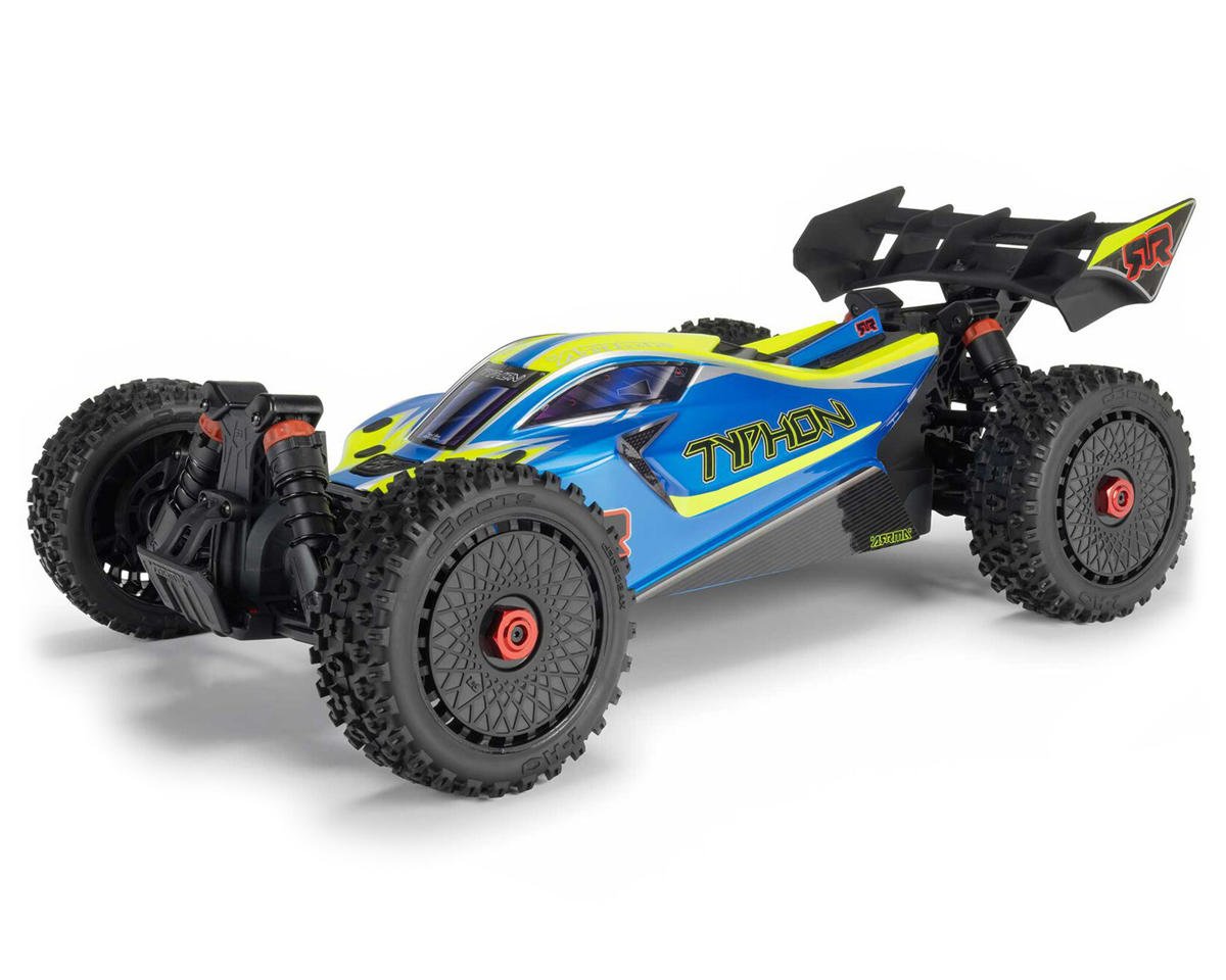 Arrma Typhon Mega 665 1/8 4WD Electric Buggy (Blue) w/SLT2 2.4GHz Radio
