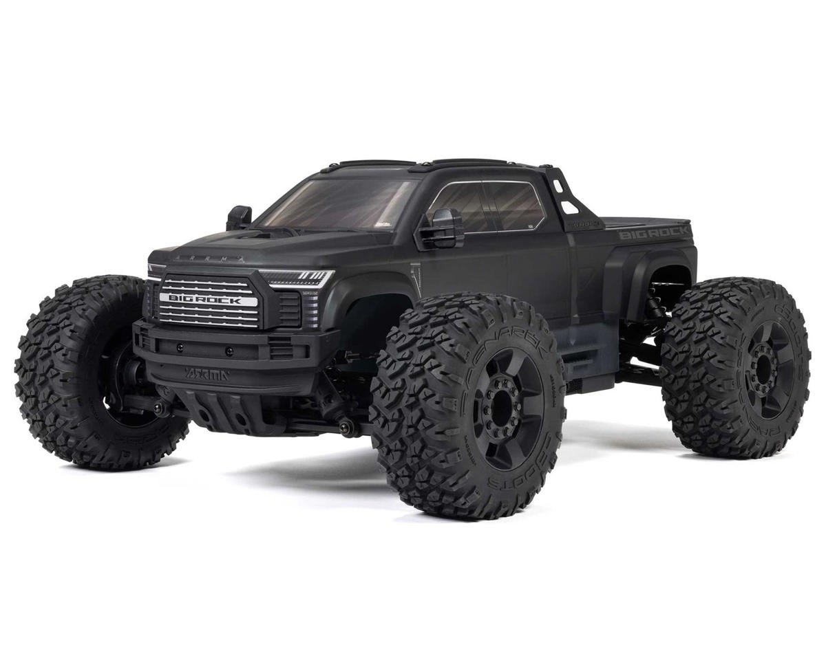 Arrma Big Rock 4X4 V4 223S DSC 1/10 RTR Brushless 4WD Monster Truck (Black) w/SLT3 2.4GHz Radio