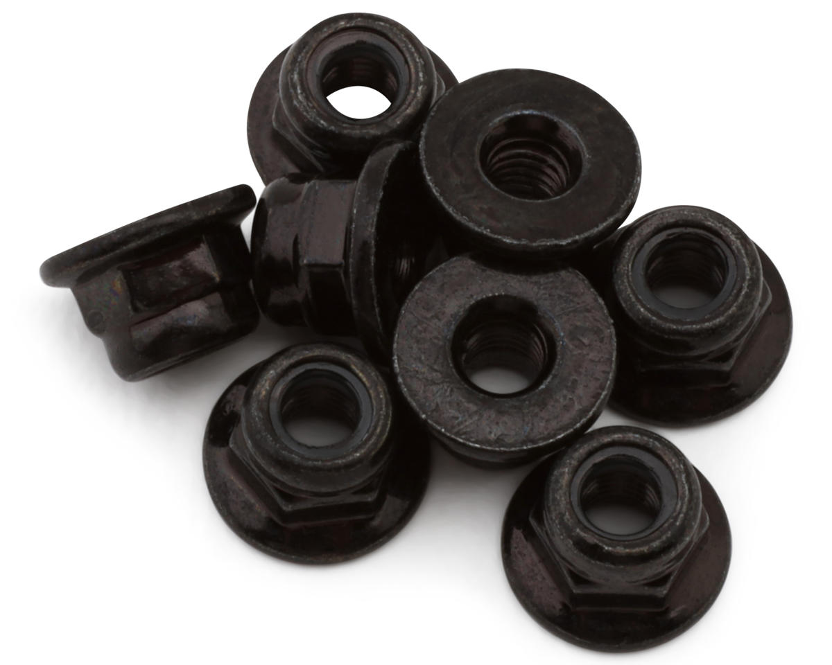 Arrma Flanged Lock Nut M3 Black (4)