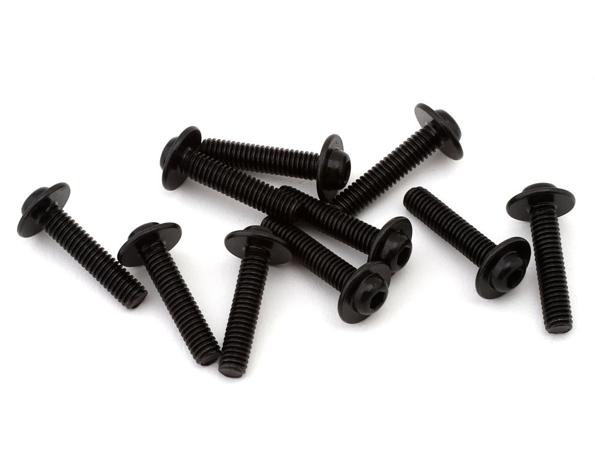 Arrma 4x18mm Self Tapping Flanged Button Head Screws (10)