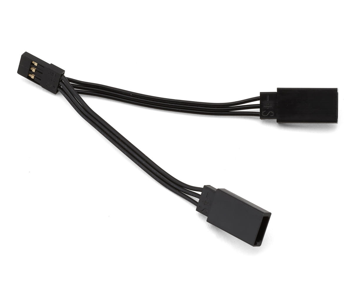 Reedy 95mm Servo Wire Extension Splitter (Black)