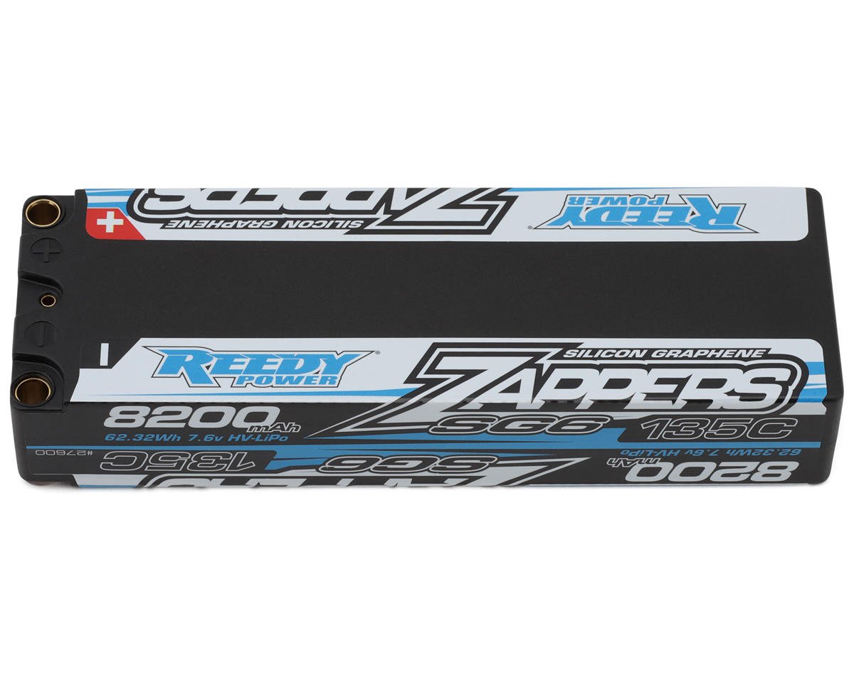 Reedy Zappers HV SG6 2S 135C LiPo Battery (7.6V/8200mAh) w/5mm Bullets