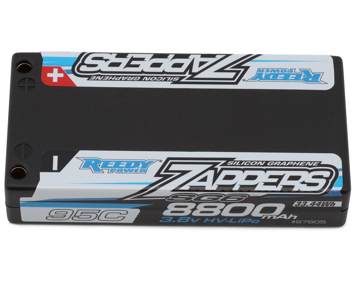 Reedy Zappers HV SG6 1S Shorty 95C LiPo Battery (3.8V/8800mAh) w/4mm Bullets