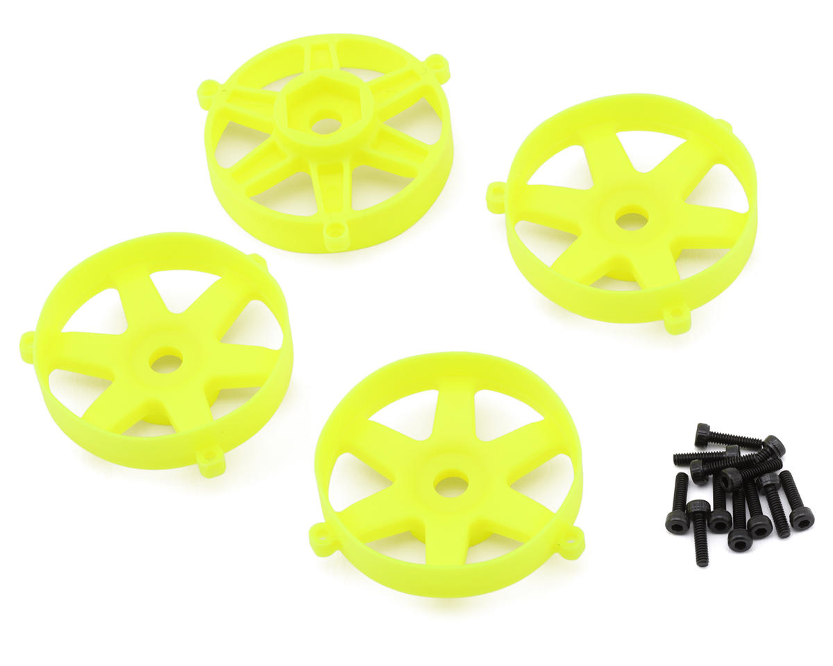 Team Associated Factory Team® Adjustable Wheel Face Plate (Yellow) (4) (Inner)
