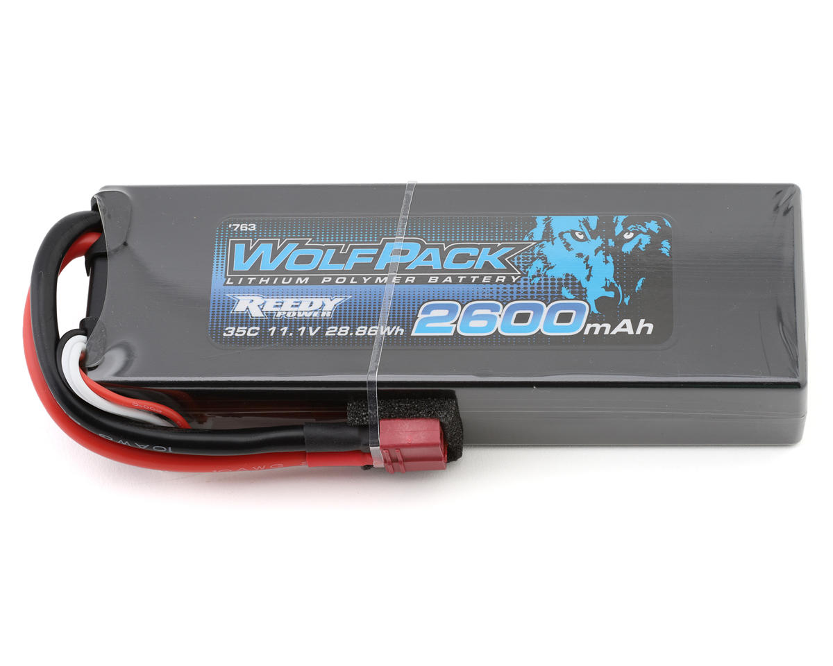 Reedy WolfPack 3S Hard Case 35C LiPo Battery (11.1V/2600mAh) w/T-Style Connector