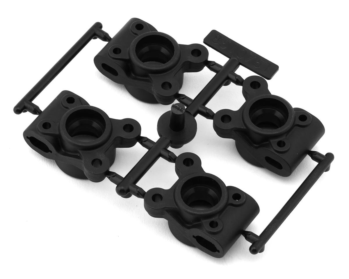 Team Associated RC10B84/RC10B7 Rear Hub Carriers Set (-4mm Offset) (For 66mm CVA Axles)