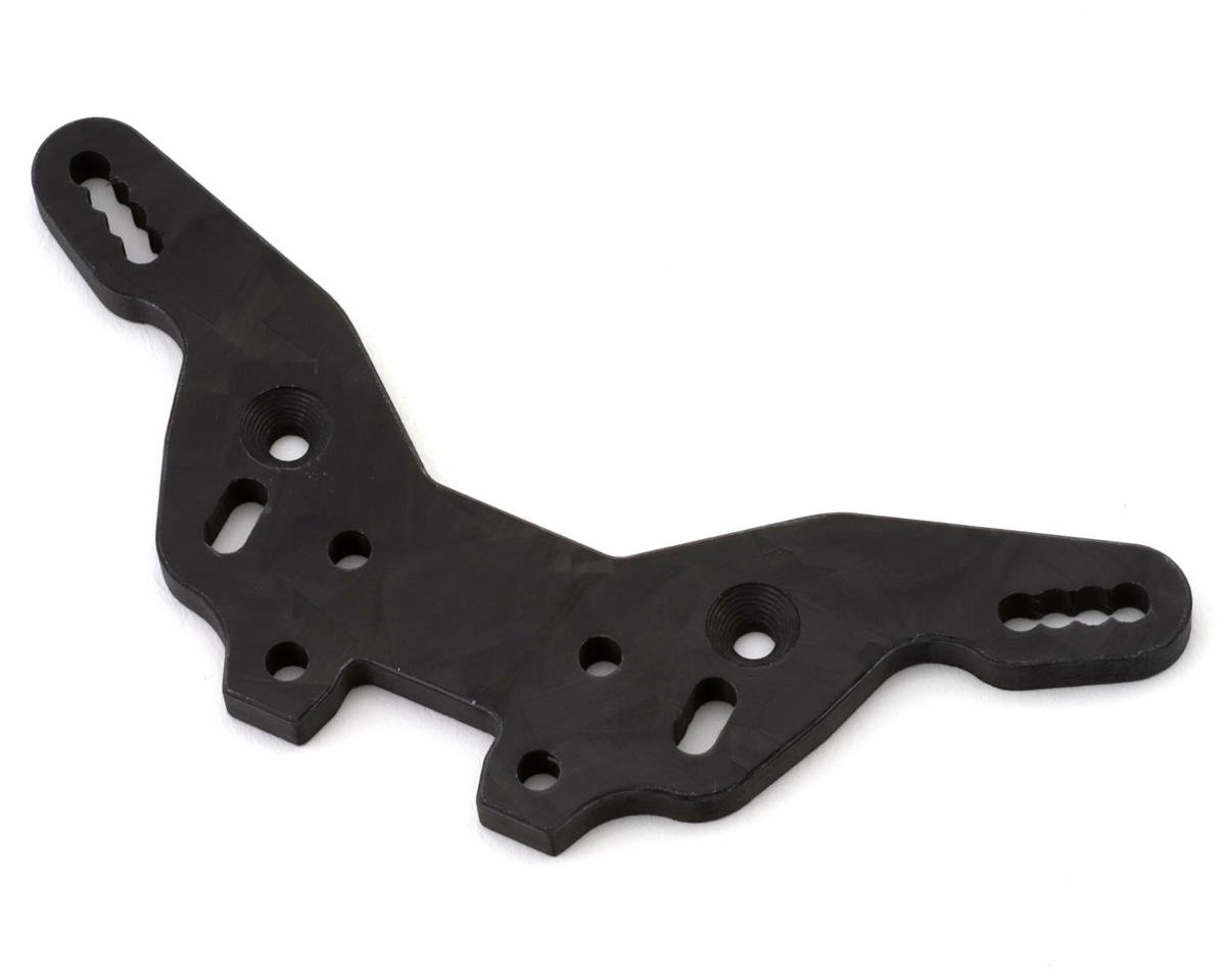Avid RC Cougar LD3 Forged Carbon Rear Shock Tower (-3mm)