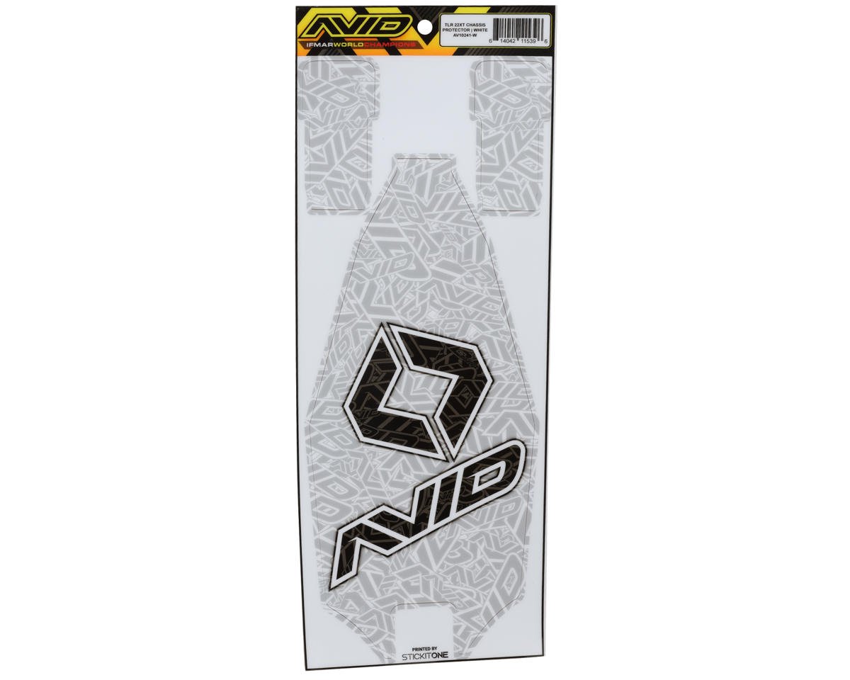 Avid RC TLR 22X-T Pre-Cut Chassis Protective Sheet (White)