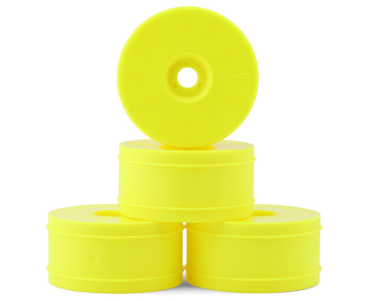 Avid RC "Truss" V2 83mm 1/8 Buggy Wheel (Yellow) (4)