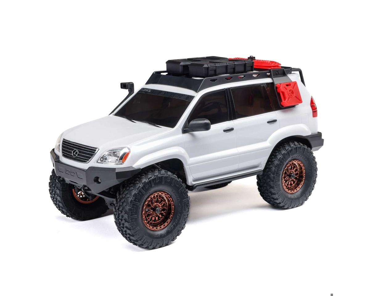 Axial SCX24 Lexus GX 470 1/24 4WD RTR Scale Mini Crawler (White) w/2.4GHz Radio, Battery & Charger