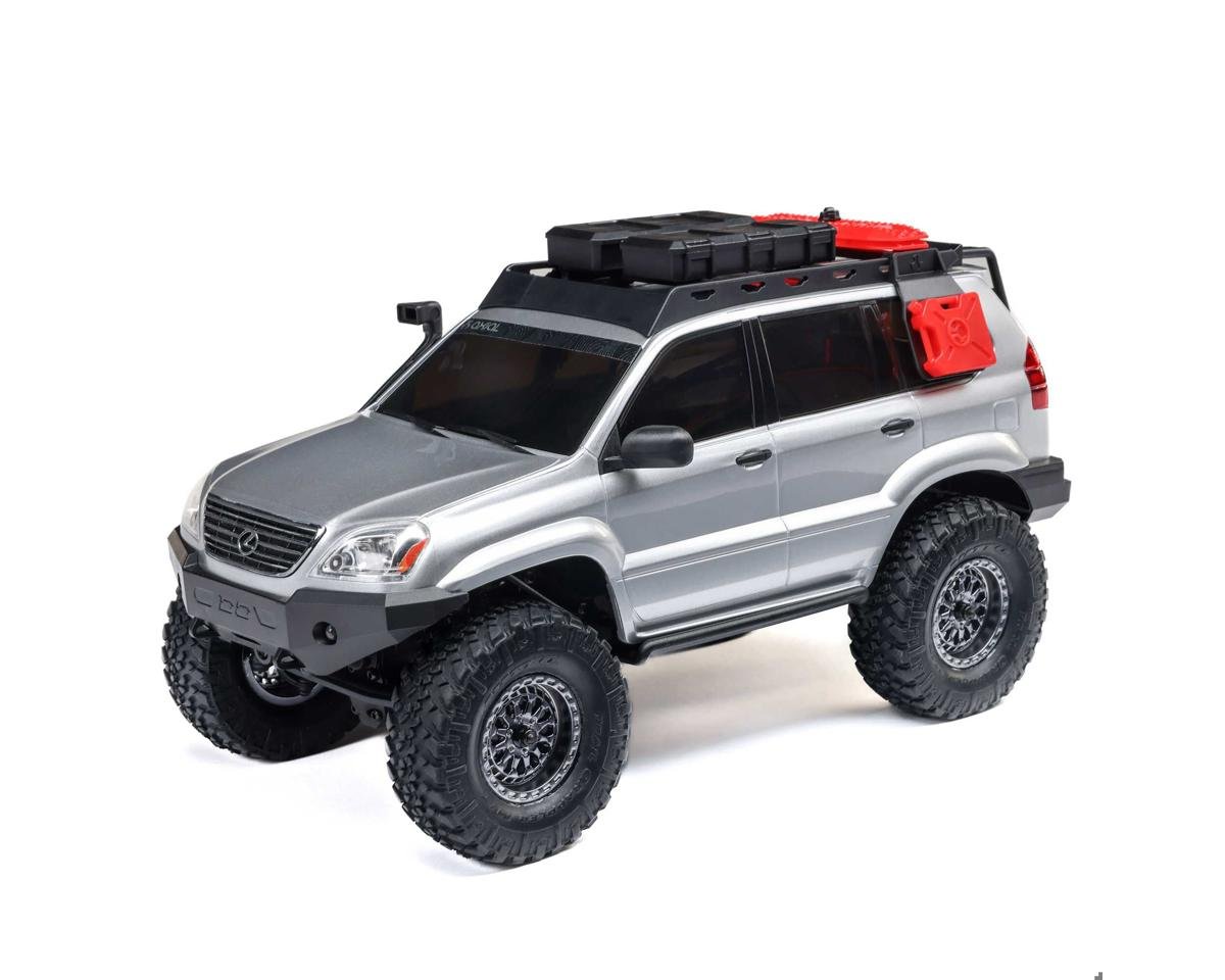 Axial SCX24 Lexus GX 470 1/24 4WD RTR Scale Mini Crawler (Silver) w/2.4GHz Radio, Battery & Charger