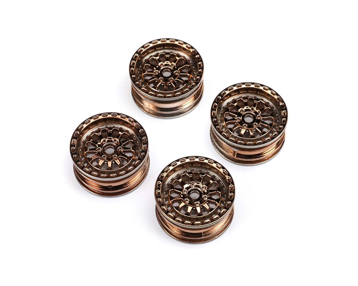 Axial SCX24™ 1.0" Black Rhino Mini Crawler Wheels (Bronze) (4) w/7mm Hex