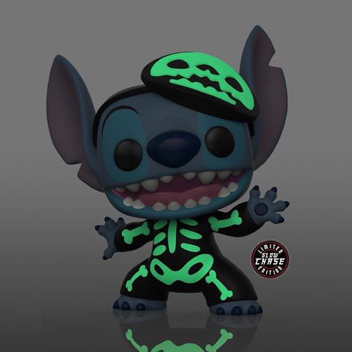 POP Figure: Disney Lilo & Stitch #1234 - Skeleton Stitch (EE) (Glow) (