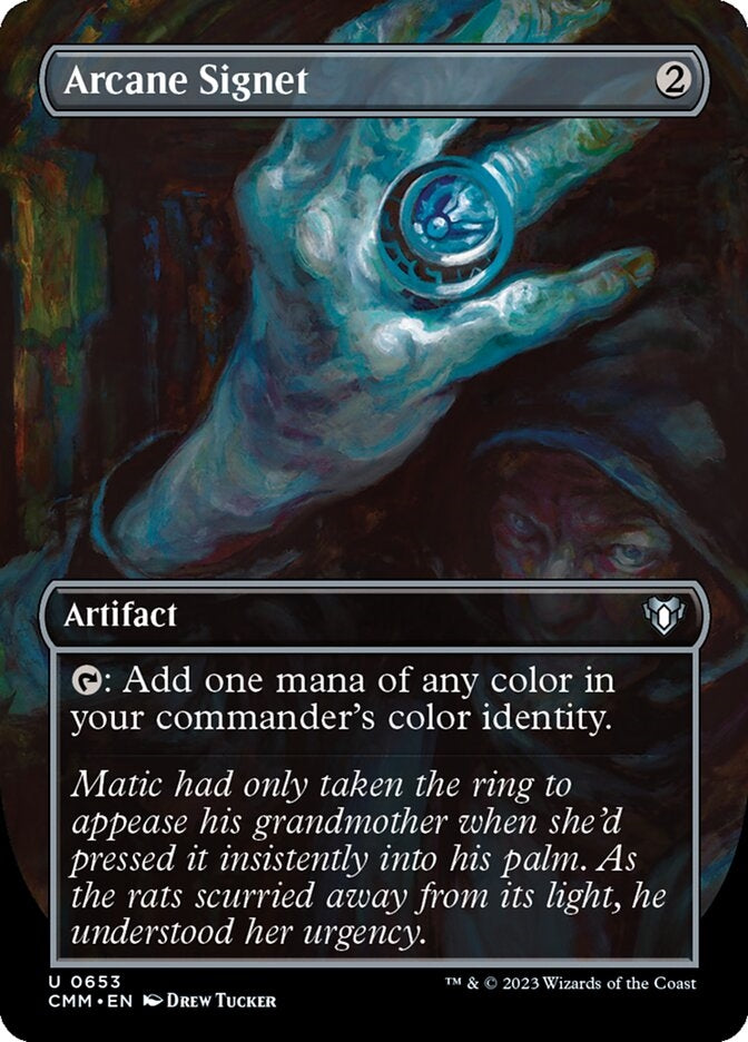 Arcane Signet [#0653 Borderless] (CMM-U)