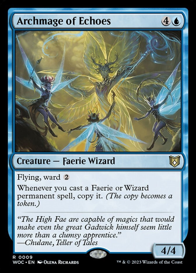 Archmage of Echoes [#0009 New Commander Cards] (WOC-R)