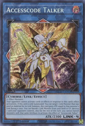 Accesscode Talker (BLCR-EN093) Secret Rare 1st Edition