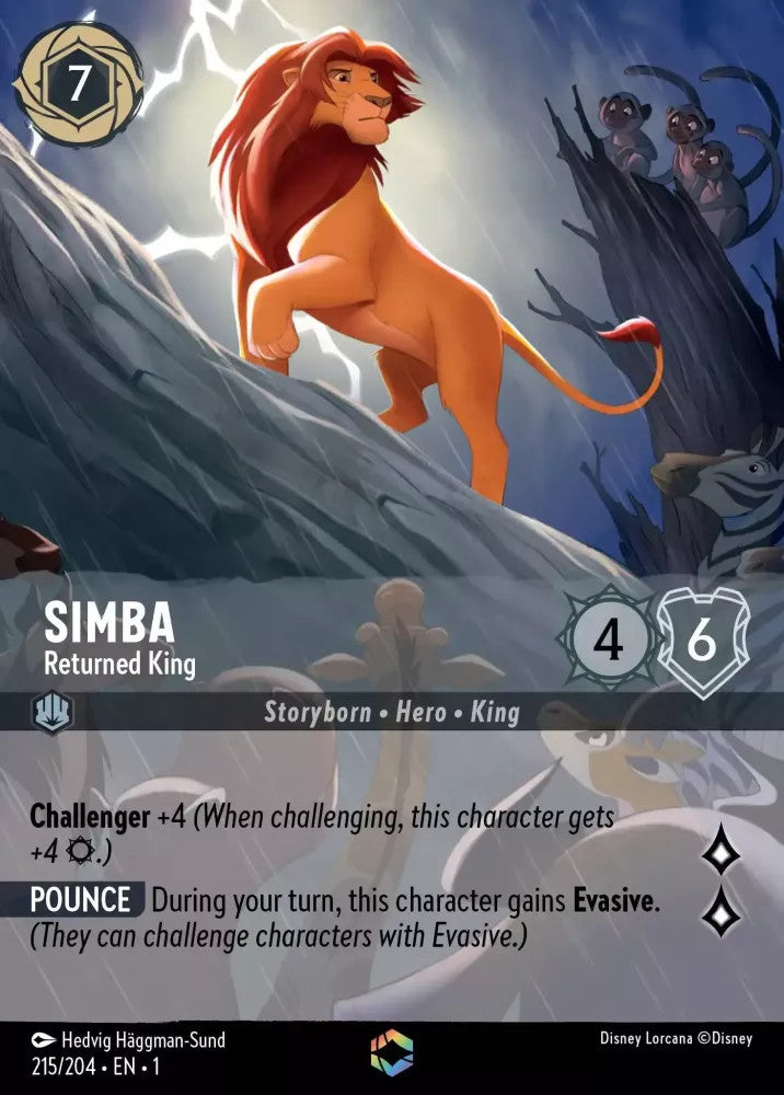 Simba - Returned King (Alternate Art) (The First Chapter 215/204) Ench