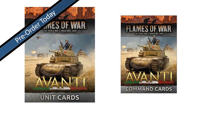 Flames of War: WWII: Unit and Command Cards (FW256-ICB) - Italian: Ava