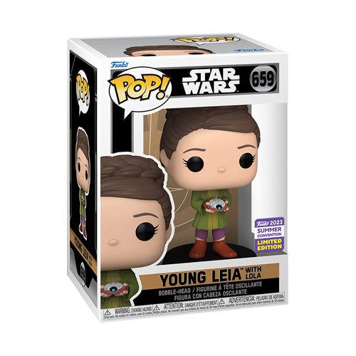 POP Figure: Star Wars Obi-Wan Kenobi #0659 - Young Leia with Lola (Sum