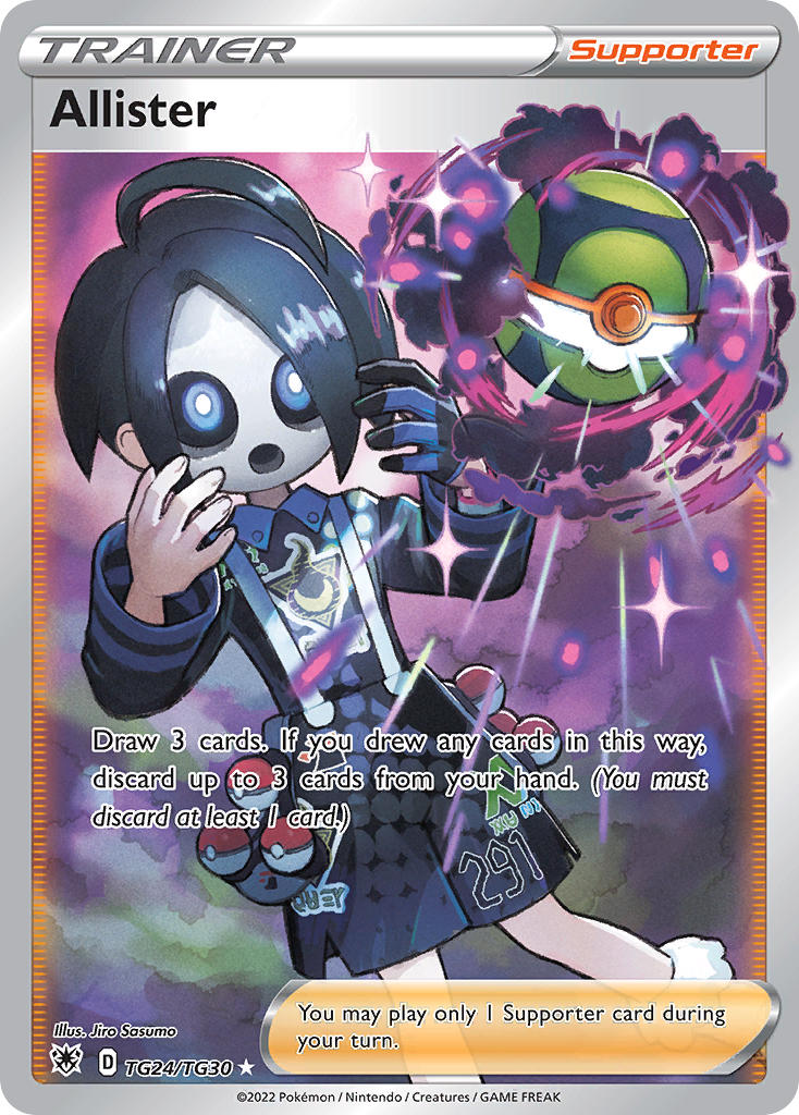Allister - TG24/TG30 (SWSH10:TG) Ultra Rare - Near Mint Holofoil