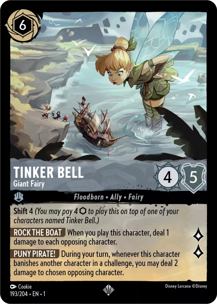 Tinker Bell - Giant Fairy (The First Chapter 193/204) Super Rare - Nea