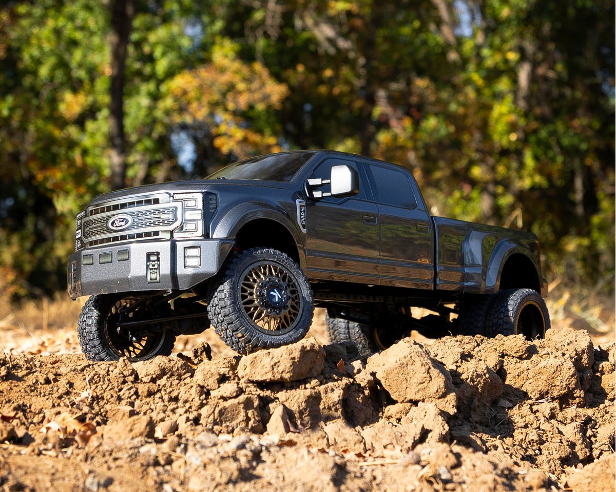 CEN Ford F450 SD KG1 Edition 1/10 RTR Custom Dually Truck (Grey Titanium) w/2.4GHz Radio