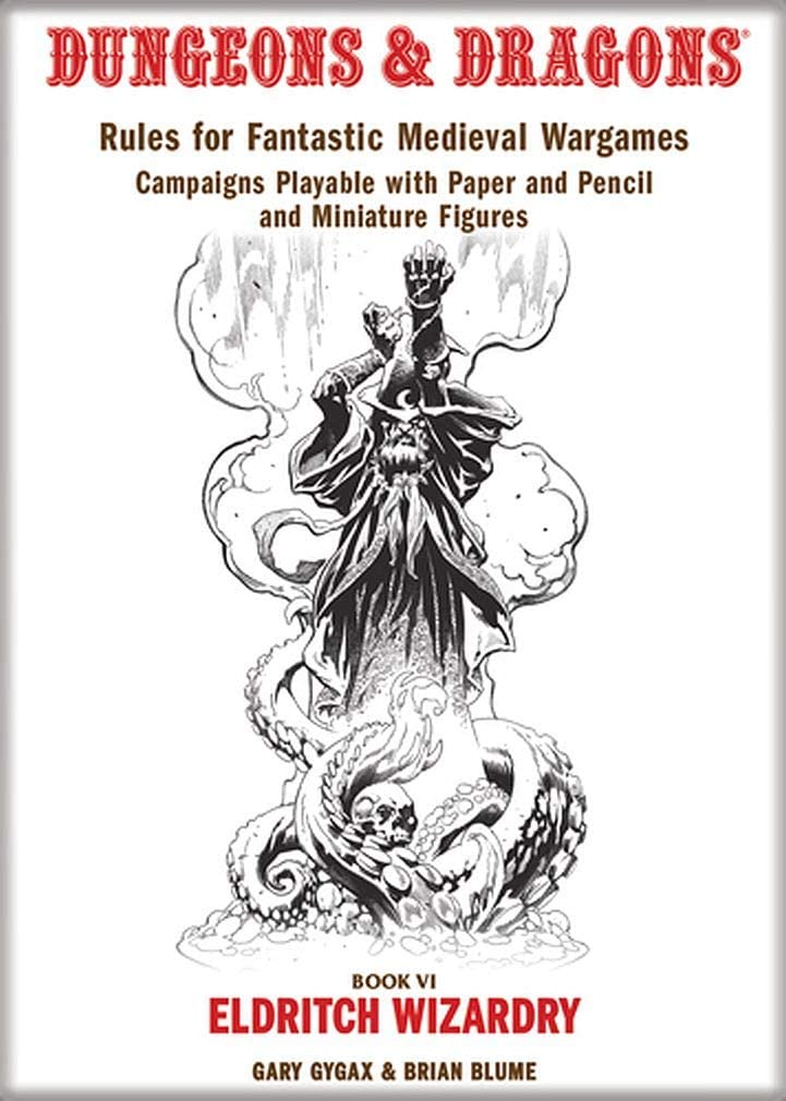 Dungeons & Dragons Book Cover Series 1 Magnet - Rule Book VI Eldrtich