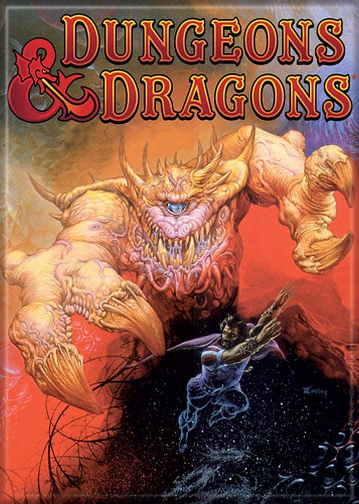 Dungeons & Dragons Book Cover Series 1 Magnet - Advanced Manual of The