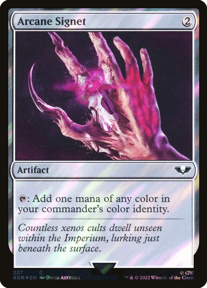 Arcane Signet [#227 Surge Foil] (40K-C-FOIL)