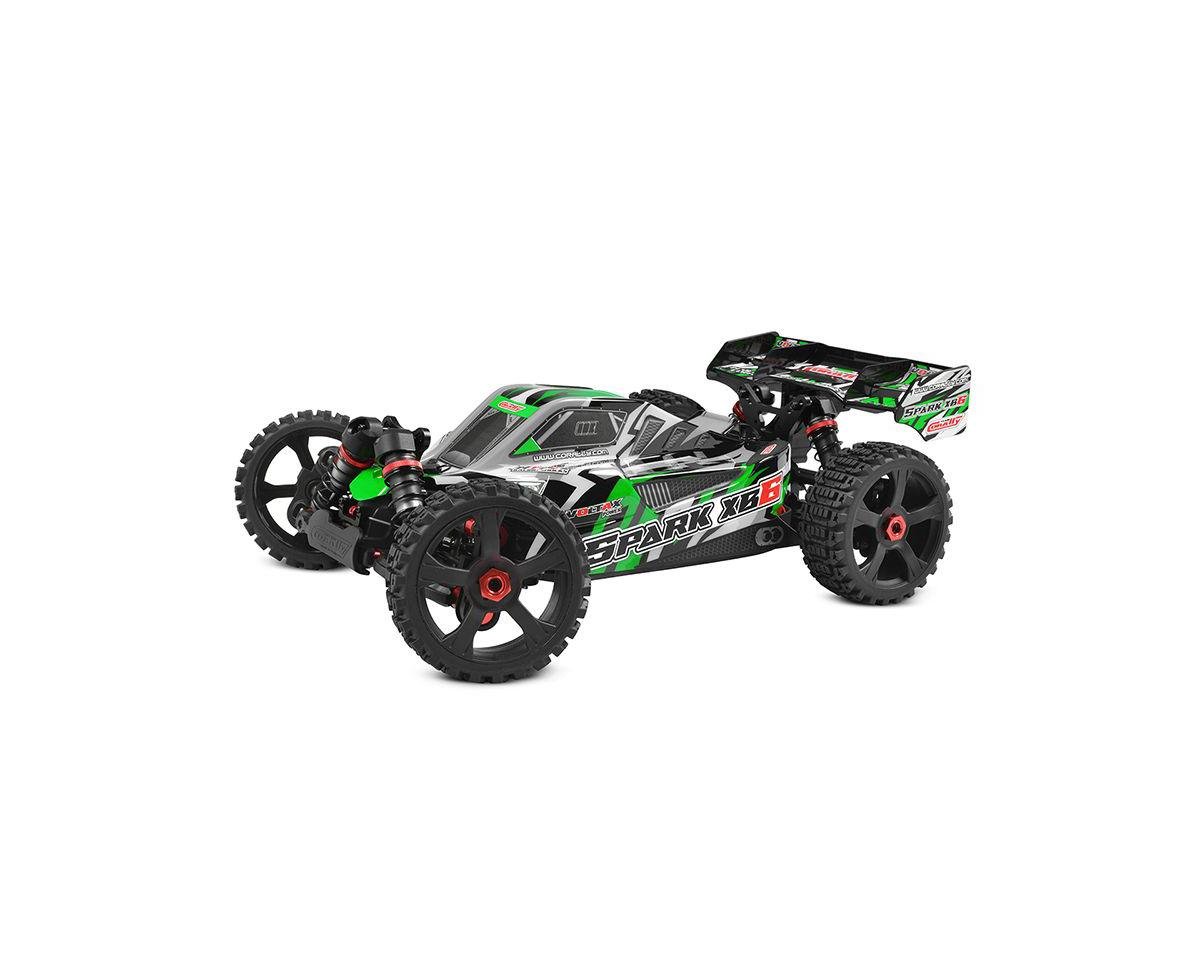 Corally Spark XB6 6S 4WD Brushless 1/8 RTR Basher Buggy (Green) w/2.4GHz Radio