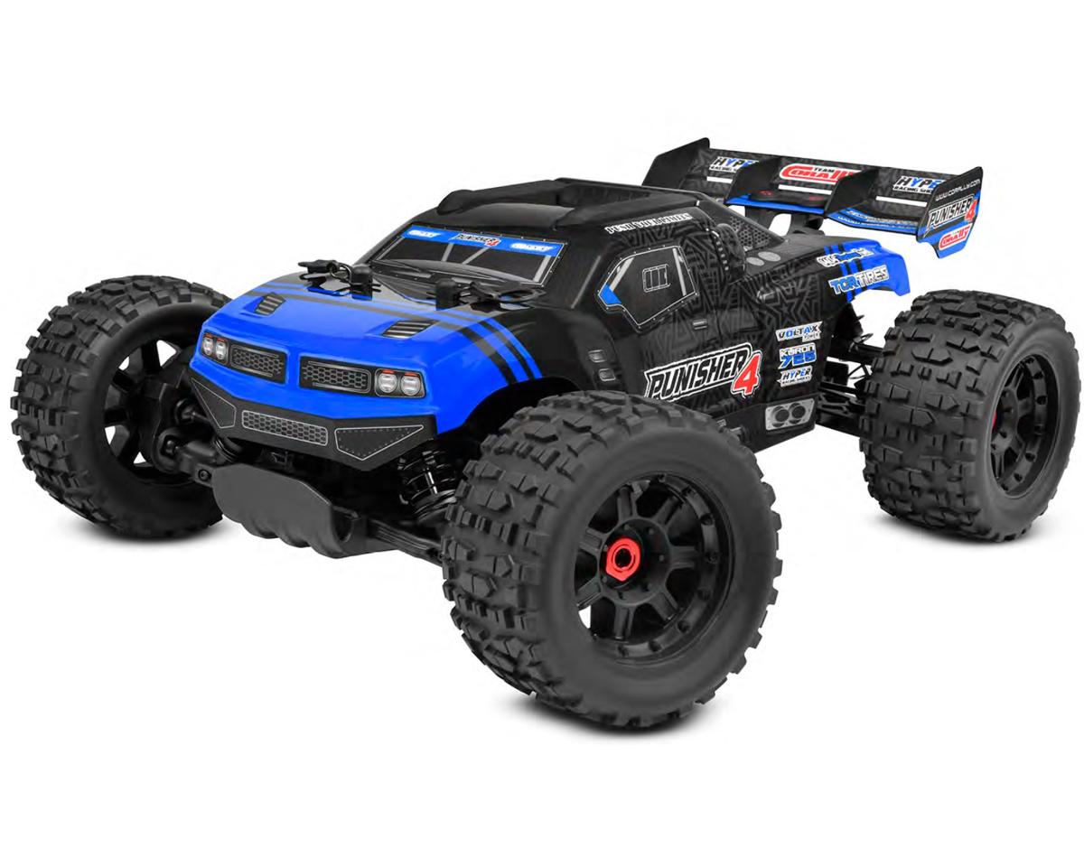 Corally Punisher RTR 4S 1/10 Electric Brushless Monster Truck (Blue) w/2.4GHz Radio