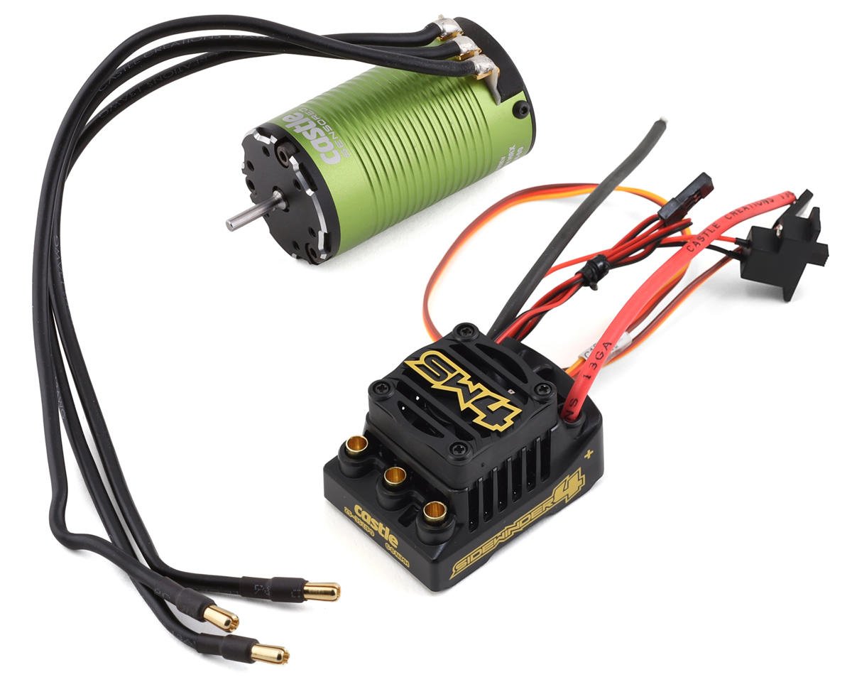 Castle Creations Sidewinder SW4 Waterproof 1/10 ESC/Motor Combo w/1412 (3200kV)