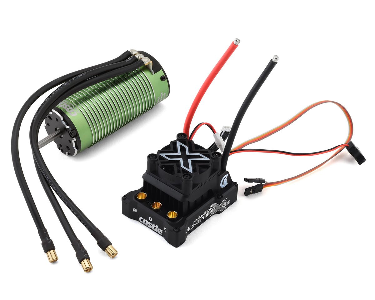 Castle Creations Mamba Monster X 8S Brushless Combo w/1520 Sensored Motor (1650Kv)